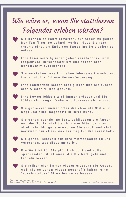 Wie wäre es stattdessen